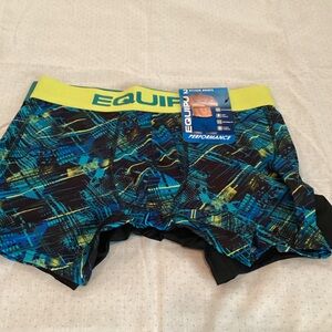 Men's Performance Boxer Briefs - Blue and Yellow  B